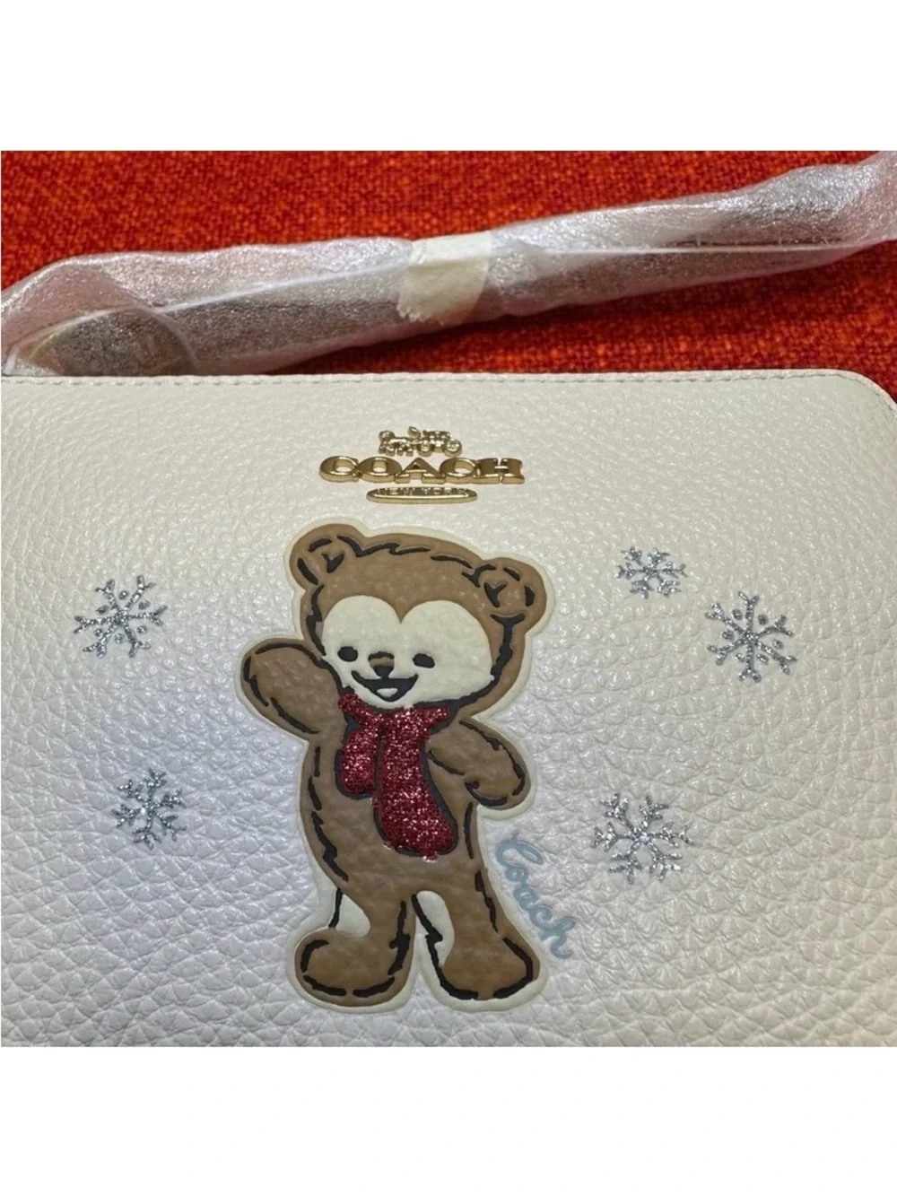❤️❤️❤️Coach wristlet OnLy/Teddy Bear ❤️❤️❤️